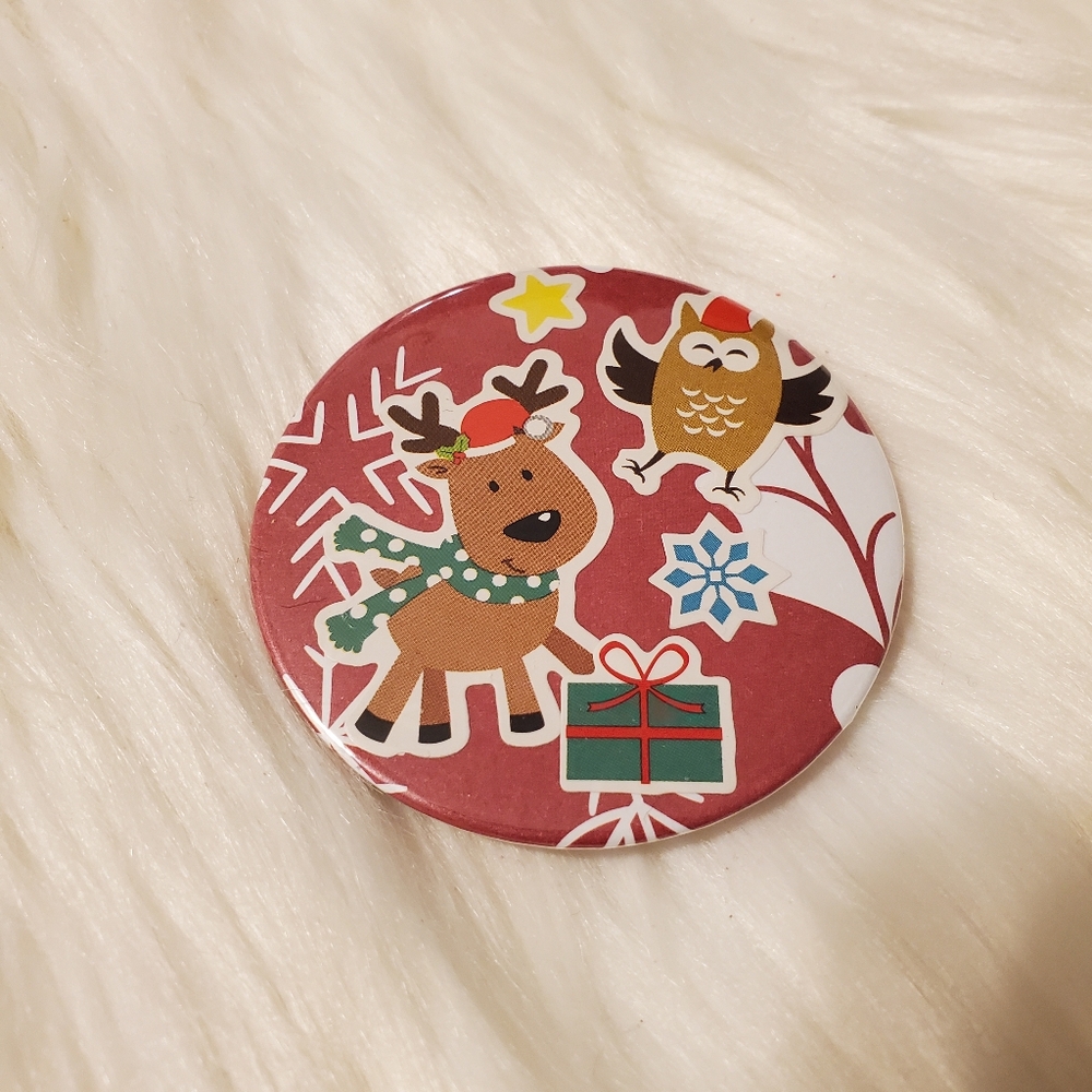 🎉5/$10 Festive Reindeer and Owl Mirror